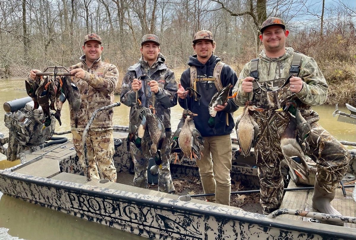 Duck blind morning