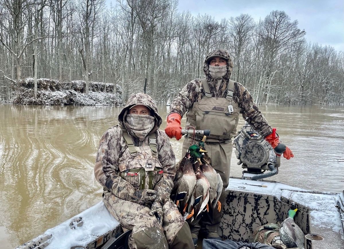 Guided waterfowl hunt