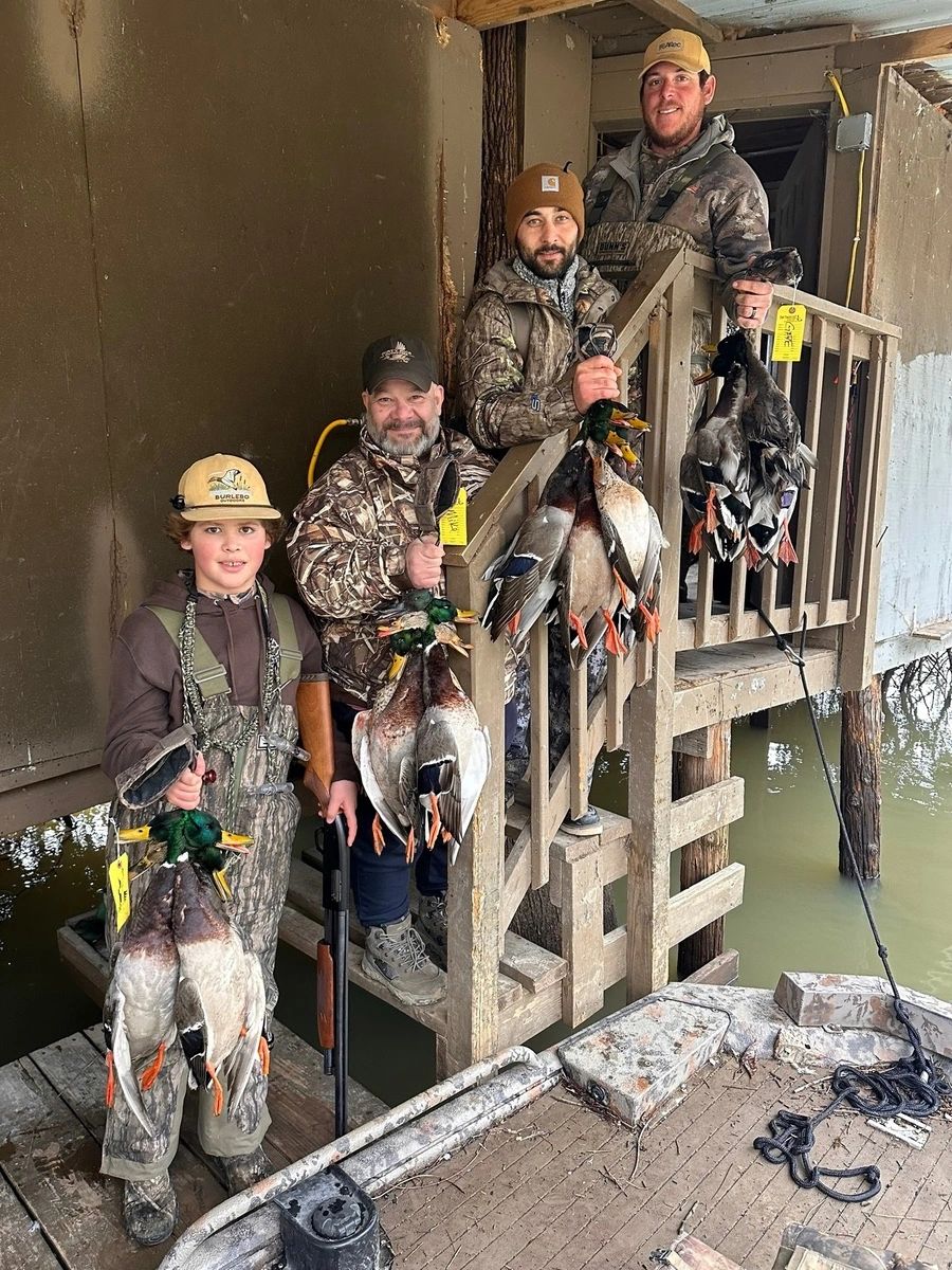 Waterfowl hunting action